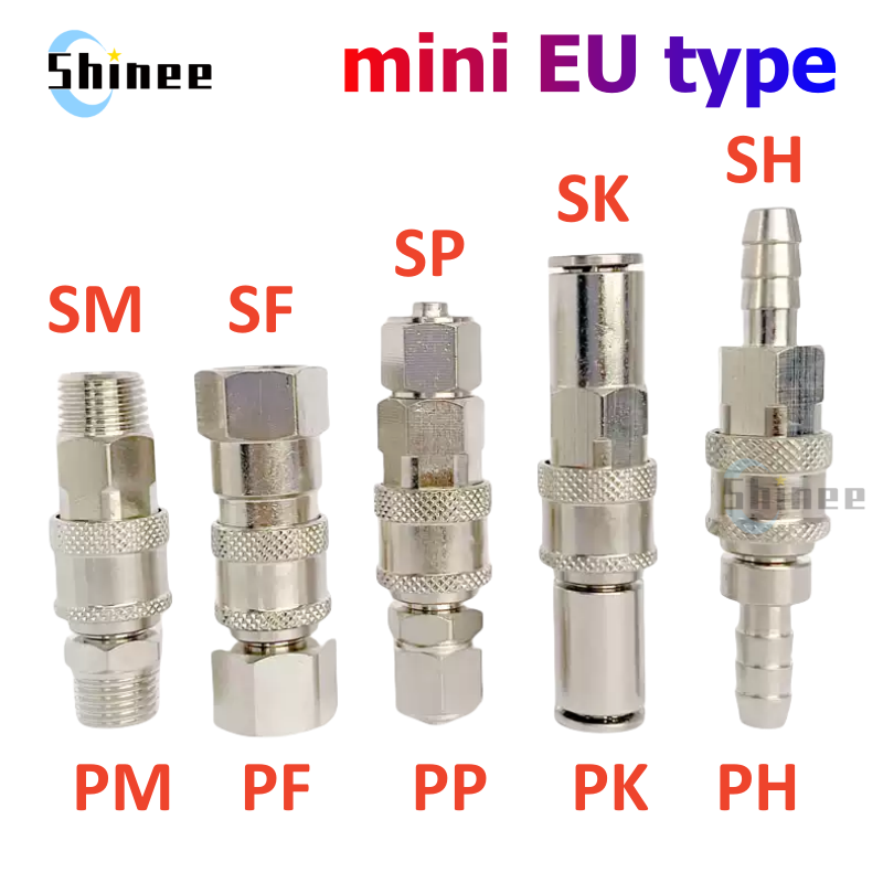 Compression Fitting Brass - Złączka pneumatyczna szybkozłączka mini węża powietrznego,