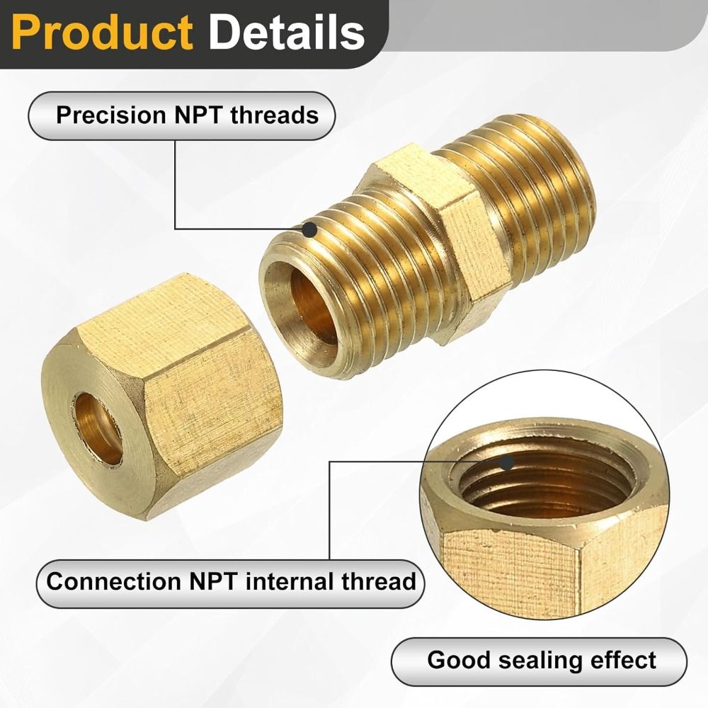 Mosiężne złącze kompresyjne 4  – Compression Fitting Brass recenzja i cena